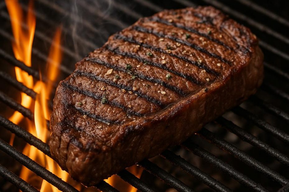 Rindersteak grillen
